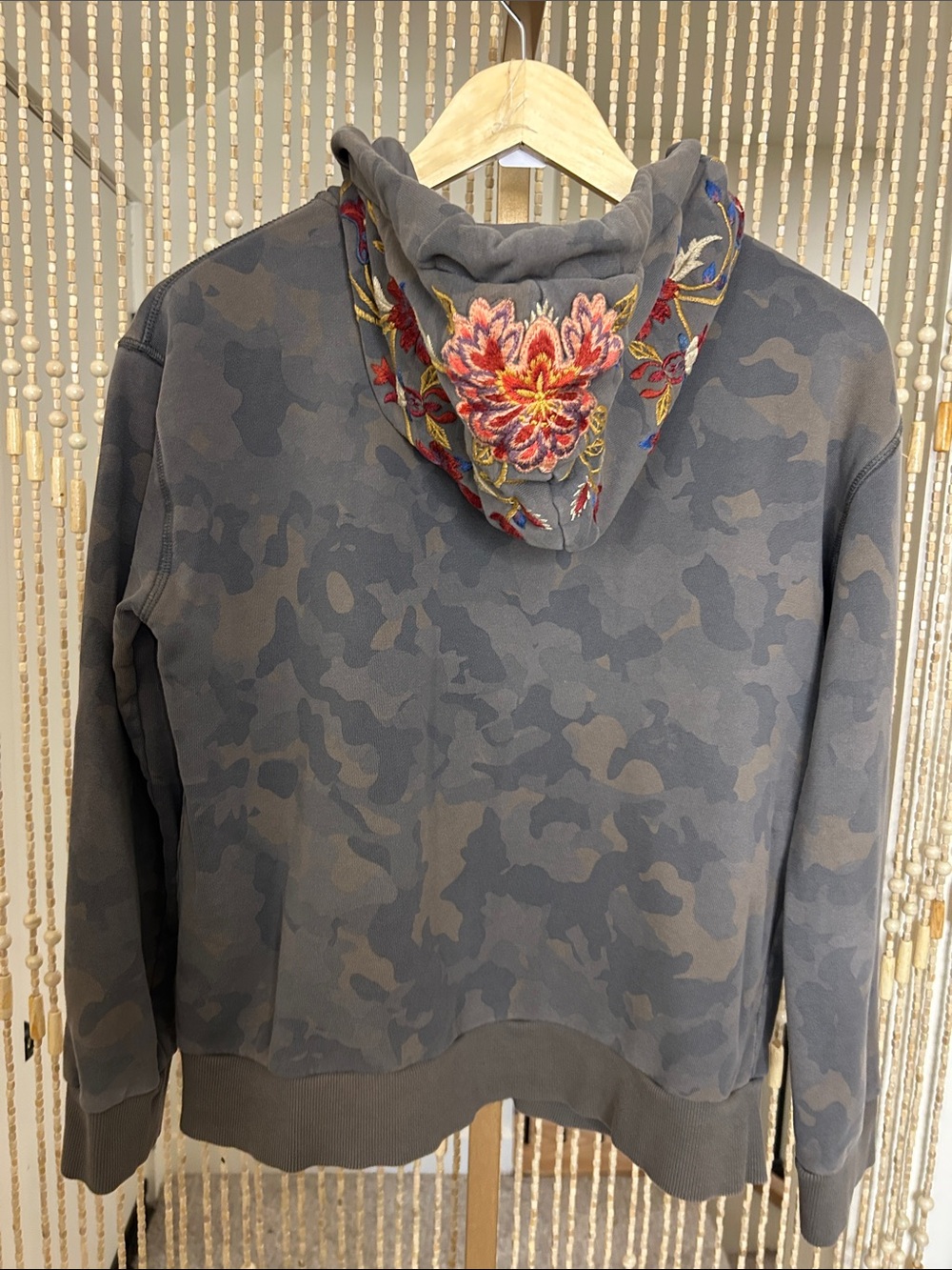 Driftwood Embroidered Floral Jacket With Hood Size S - Picture 4 of 6